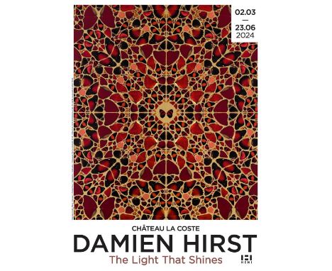 Damien Hirst - Josephine, 2024Offset print on paper. Published for the exhibition "The Light That Shines" by Damien Hirst at 