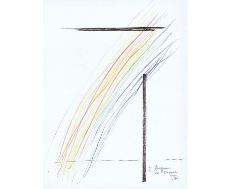 Man Ray - Invasion de l'espace, 1975Original lithograph on paper, plate signed, not numbered. Published by San Lazzaro, Paris