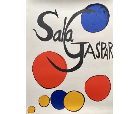 Alexander Calder - Sala Gaspar, 1973Original lithograph on Arches paper, signed in pencil and justified "A.P." (Artist's Proo