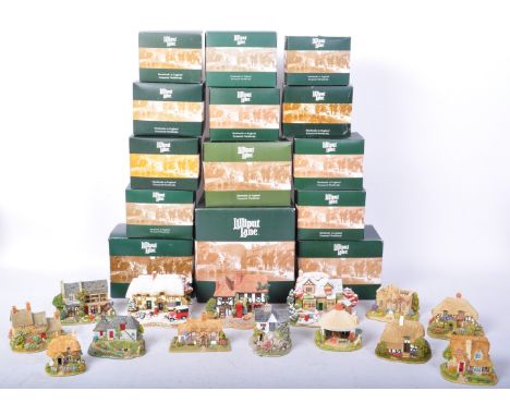 A collection of vintage 20th century Lilliput Lane ornaments to include Decorating the House, Jewell in the Crown, April Cott