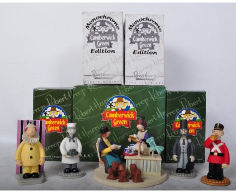 Camberwick Green – Robert Harrop – a collection of x5 statues / figurines. To include; CGS06 Miss Lovelace &amp; Mrs Cobbit i