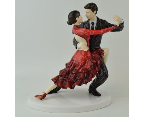 Royal Doulton figurine Dance 'The Tango' HN 5443, Limited edition 0097 of 1,500. Height 22cm.  Of first quality, with no obvi