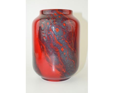 Royal Doulton Burslem Artwares Flambe Chang Fanling Vase, Oriental, Limited edition no.138 of 350, boxed with certificate. Fr