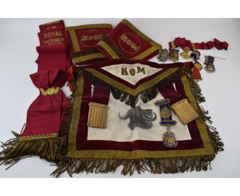 A collection of items of Masonic interest relating to the 'Royal Order of the Buffalos' and North Staffordshire Masons Royal 