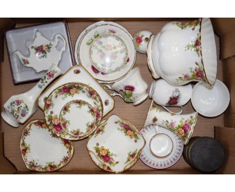 Royal Albert to include a 14cm tall jardiniere, a Ruby celebration heart-shaped dish, a candlestick, a Royal Albert Highland 