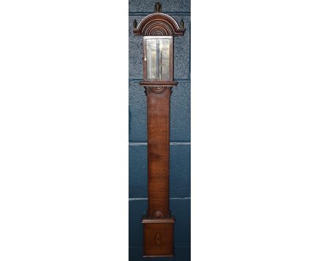 Early c19th Mahogany Veneer Mercury Barometer, collection only, very good condition with signs of use and wear