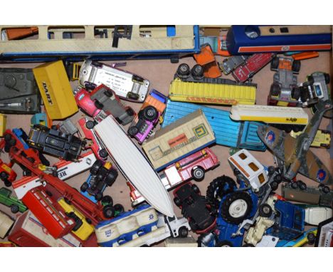 Quantity of Corgi, matchbox toy Cars Trucks &amp; tanks etc  played with used condition