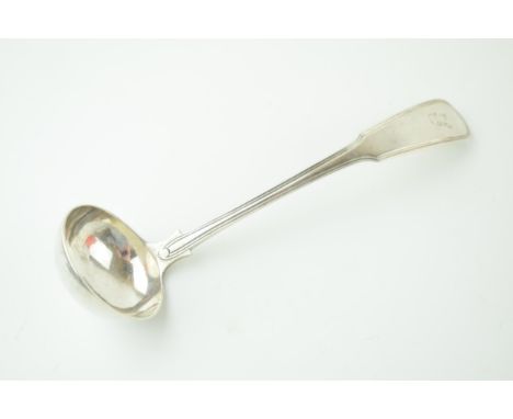 Scottish silver ladle, Edinburgh 1816, A Henderson, 35.6g.