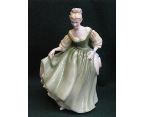 ROYAL DOULTON GLAZED CERAMIC FIGURE- FAIR LADY, HN2193