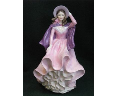 COALPORT LADIES OF FASHION CERAMIC FIGURINE- COLLEEN 