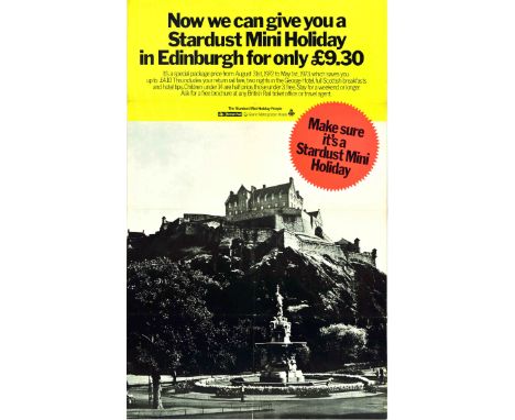 Set of five original vintage travel poster issued by British Railways. 1. Car-Carrying Services – Be on your holiday sooner –