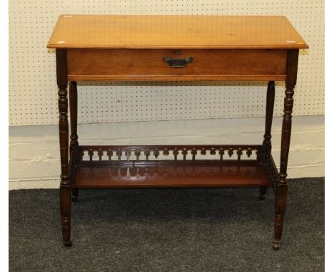 An Edwardian mahogany lady's writing desk, the rectangular rising top and fall front enclosing a fitted interior with plush s