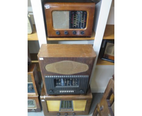 Four walnut cased Valve Radios - Cambridge Pye, Murphy, Bush, Cossor and another 
Condition report: This item is sold as an i