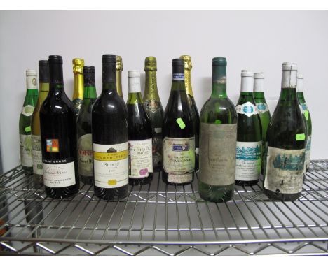 Wine - The Wine Society's Muscadet de Sevre et Maine 1992, (5); Other red and white table wines, (8); Wine Society Private Cu