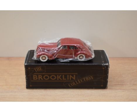 A Brooklin Models The Brooklin Collection 1:43 scale die-cast, BRK 52 1941 Hupmobile Model 115R Skylark Custom Touring Sedan,