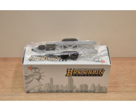 A Brooklin Models The Brooklin Collection 1:43 scale die-cast, BRK 109 Car Trailer Twin Axle, Silver, in original box with in