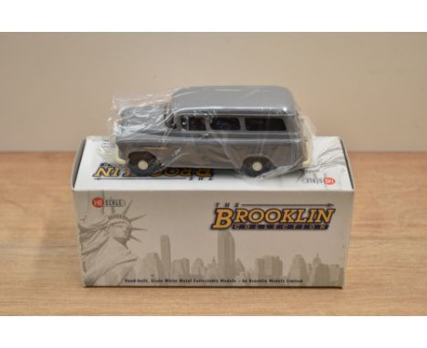 A Brooklin Models The Brooklin Collection 1:43 scale die-cast, BRK 134 1955 Chevrolet Suburban Carryall, Granite Grey, in ori