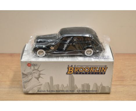 A Brooklin Models The Brooklin Collection 1:43 scale die-cast, BRK 141 1937 Lincoln K 7 Passenger Sedan, Evergreen Poly, in o