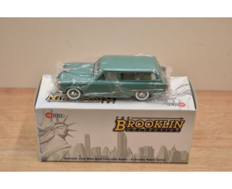 A Brooklin Models The Brooklin Collection 1:43 scale die-cast, BRK 107 1954 Studebaker Conestoga Two-Door Station Wagon, Vist