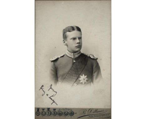 Konrad Prinz von Bayern,: letzter Kommandeur des 2. Schweren-Reiter-Regiments im 1. Weltkrieg (1883-1969). Eh. Unterschrift a