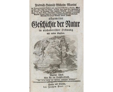 Martini,F.H.W.: Allgemeine Geschichte der Natur in alphabetischer Ordnung mit vielen Kupfern. Tl. 4 (von 11 ersch.): Au bis B