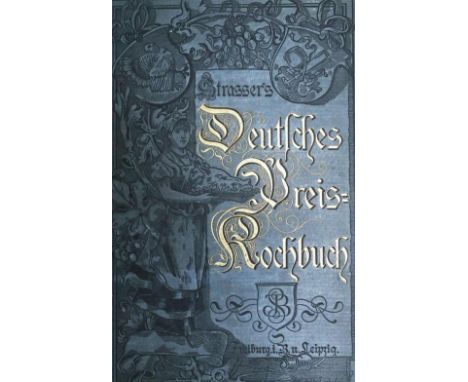 Sammlung: von 10 Kochbüchern, versch. Formate u. Einbde.  ╔Enthält:╗ Straßer,A. Deutsches Preis-Kochbuch. 30. Aufl. Fbg. u. L