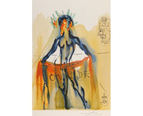 Ovid.: L'art d'aimer. Paris, Centre culturel de Paris (1979). 57 x 39 cm. Mit 15 sign. Orig.-Graphiken (1 Lithographie, 1 Rad