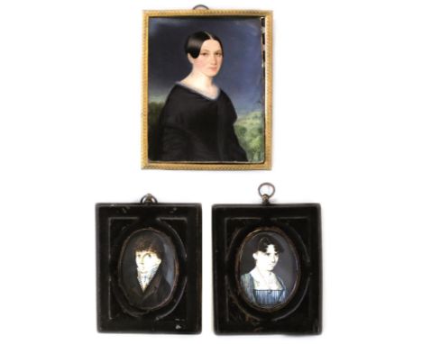 Sammlung: von 154 Miniaturen, meist Portraits, einige Kopien auf u.a. Karton, Bein, Pergament, Blech etc. Meist 19.-20. Jh. V