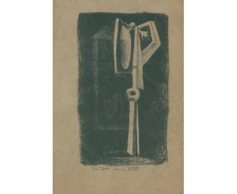 Picasso, Pablo: (1881 Malaga - Mougins 1973). Figure. Lithographie mai 1929, auf Bütten. 23,7 x 13,8 cm., Blgr. 30 x 20,8 cm.