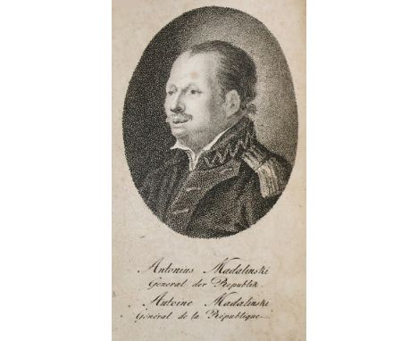 Historisch-genealogischer Kalender: auf das Gemein-Jahr 1797, enthält die Geschichte von Polen. Bln., Unger (1796). 12°. Mit 