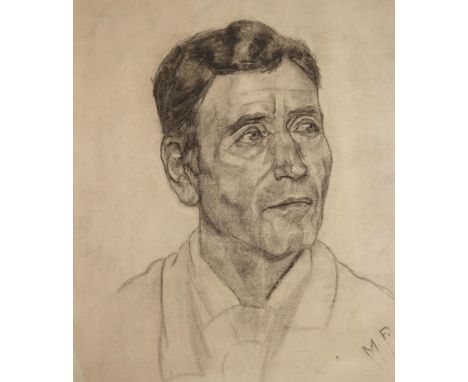 Konvolut.: 11 Portraitzeichnungen des 17. bis 20. Jhdts. Unterschiedliche Techniken. 1 Bl. monogr., 2 Bilder sign. 12,5 x 14,