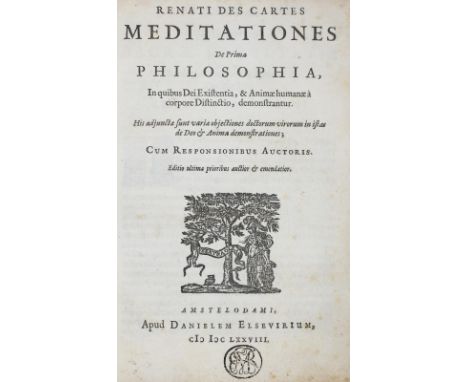 Descartes,R.: Meditationes de prima philosophia, in quibus Dei existentia, &amp; animae humanae a corpore distinctio, demonst