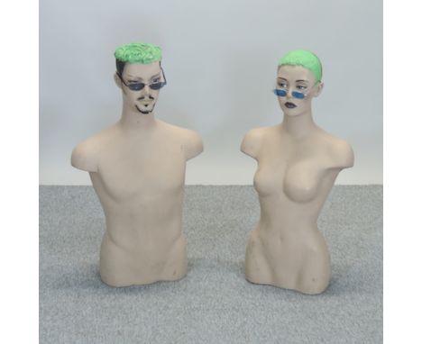 A mannequin, together with another, 91cm high