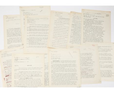 MARILYN MONROEBackground reporting file for the May 1956 Time Magazine cover story on Marilyn Monroe. A group of 10 individua