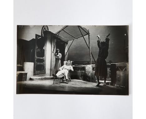 JAMES DEANA rare production shot of a 23-year-old James Dean in The Immoralist. A vintage gelatin silver print depicting a yo