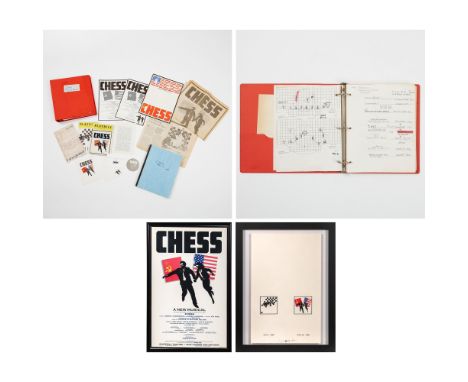 CHESSJake Bell’s “Tower” Production Script and promotional items for Chess, 1988. Chess was technically ambitious, featuring 