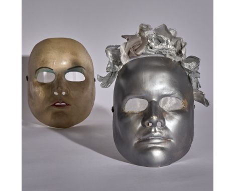 THE PHANTOM OF THE OPERAThe silver mask worn in the final Broadway performance of The Phantom of the Opera. The silver mask d