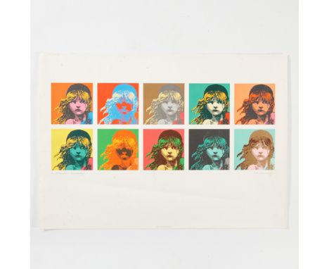 LES MISERABLESCollection of Promotional and Cast & Crew Gifts. A large group including an original brad-bound production scri