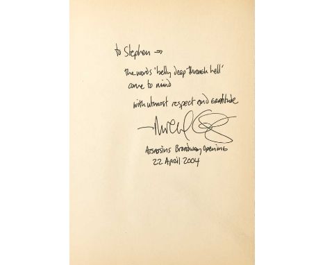 [BOOKS - STEPHEN SONDHEIM] One signed book and a group of volumes inscribed to Stephen Sondheim. Together fifteen volumes for