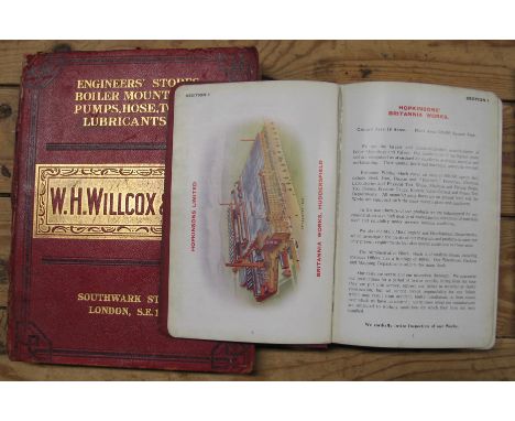 [TOOLS, PUMPS, etc.] W. H. WILLCOX &amp; CO., [Trade Catalogue], 4to, illus., limp leather covers (spine worn), L., n.d.; HOP