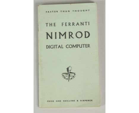 [EARLY COMPUTING / ARTIFICIAL or MACHINE INTELLIGENCE / (thought to be the) FIRST BOOK ABOUT A COMPUTER VIDEO GAME] Faster Th