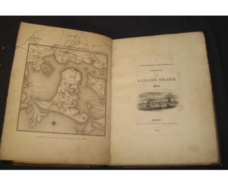 [HAYLING ISLAND] [SCOTT (R.)] Topographical and Historical Account of Hayling Island, Hants, 8vo, LARGE PAPER COPY, frontis m