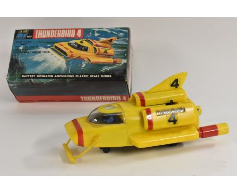 Thunderbirds  - a 1960s J Rosenthal (Toys) Limited,  A JR21 battery operated Thunderbird 4 plastic scale model, original box.