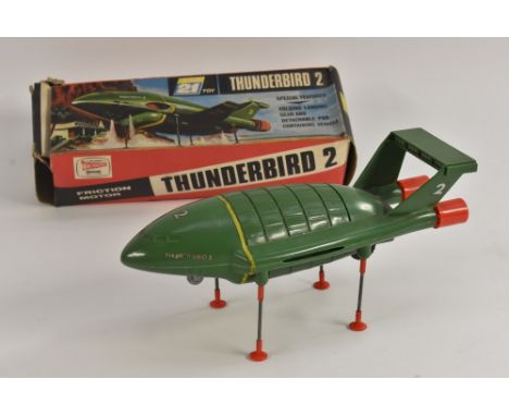 Thunderbirds  - a 1960s J Rosenthal (Toys) Limited,  A JR21 fricton powered model Thunderbird 2, plastic scale model, origina