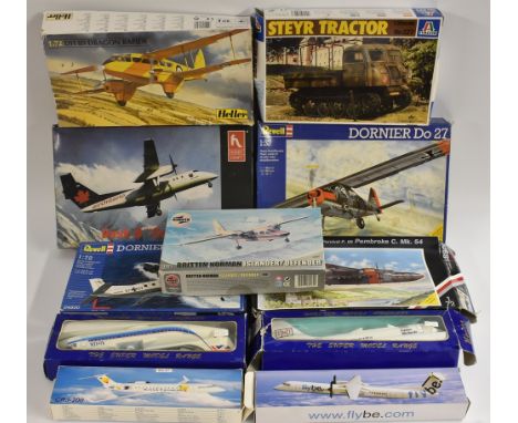 Model Kits - Revell 1:72 scale Dornier Do 27, 4792, Dornier 228-202, 04600, Airfix Britten Norman Islander/.Defender, 03067, 