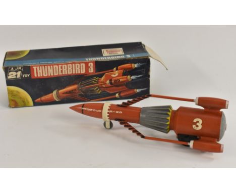 Thunderbirds  - a 1960s J Rosenthal (Toys) Limited,  A JR21 friction powered Thunderbird 3 plastic scale model, original box.