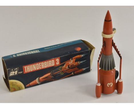 Thunderbirds  - a 1960s J Rosenthal (Toys) Limited,  A JR21 friction powered Thunderbird 3 plastic scale model, original box.