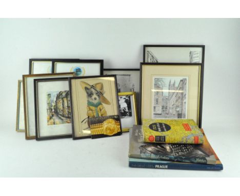A parcel of vintage pictures and prints, mostly framed and glazed