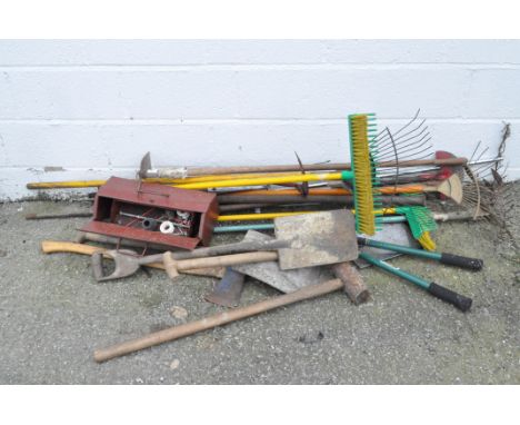 A parcel of garden tools