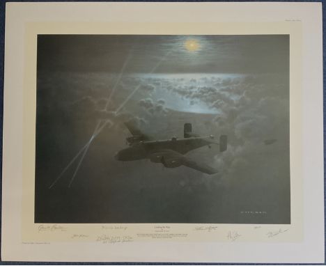 8 Signed Gerald Coulson Colour Print Titled Leading The Way. 9/75 PP. Signed in pencil by the Artist, Flight Lieutenant JOHN 